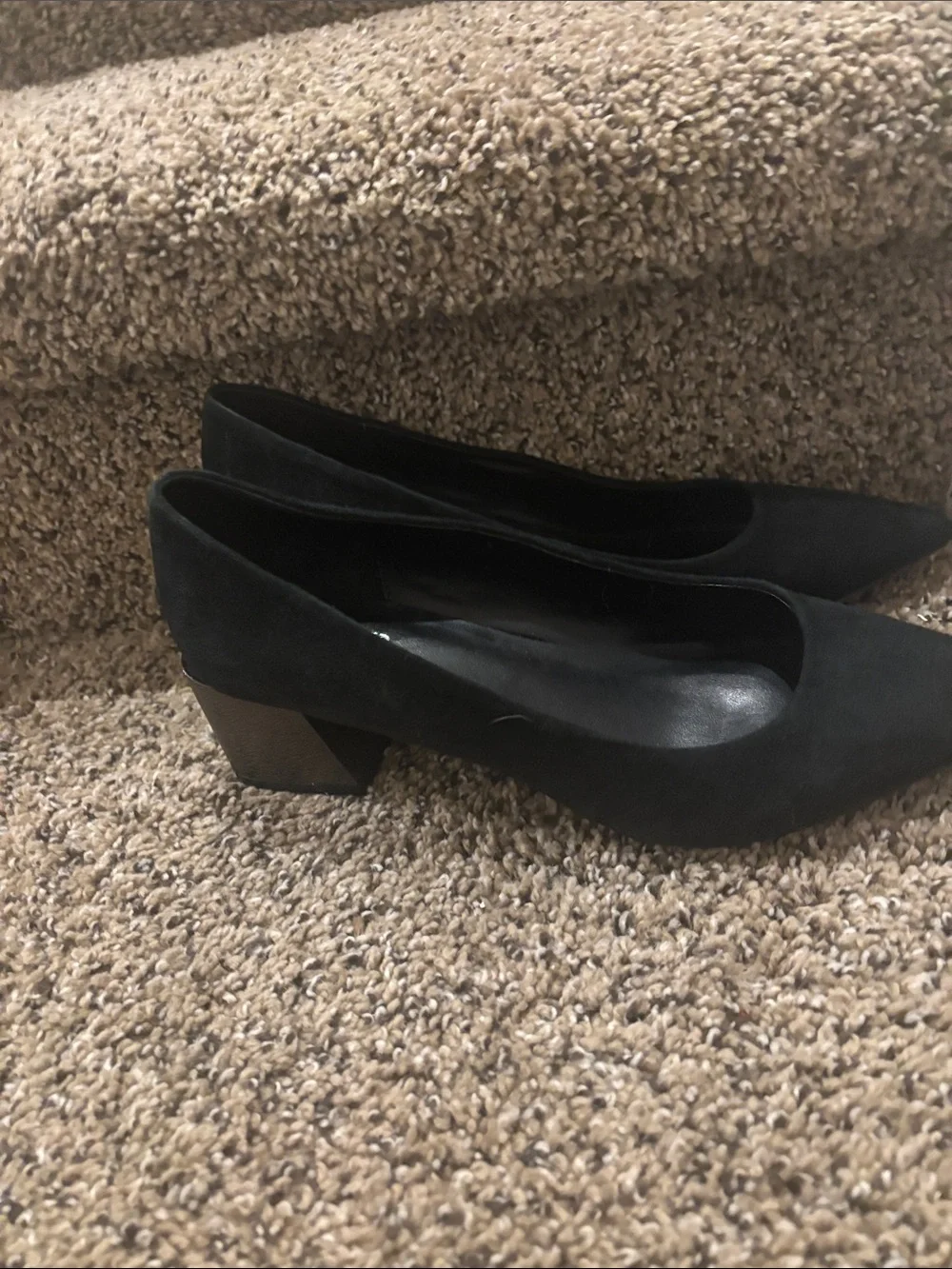 Bleecker & Bond Black Pointed Toe Pumps